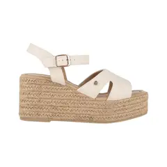BAMERS - Sandalias Plataforma Mujer Beirut Beige
