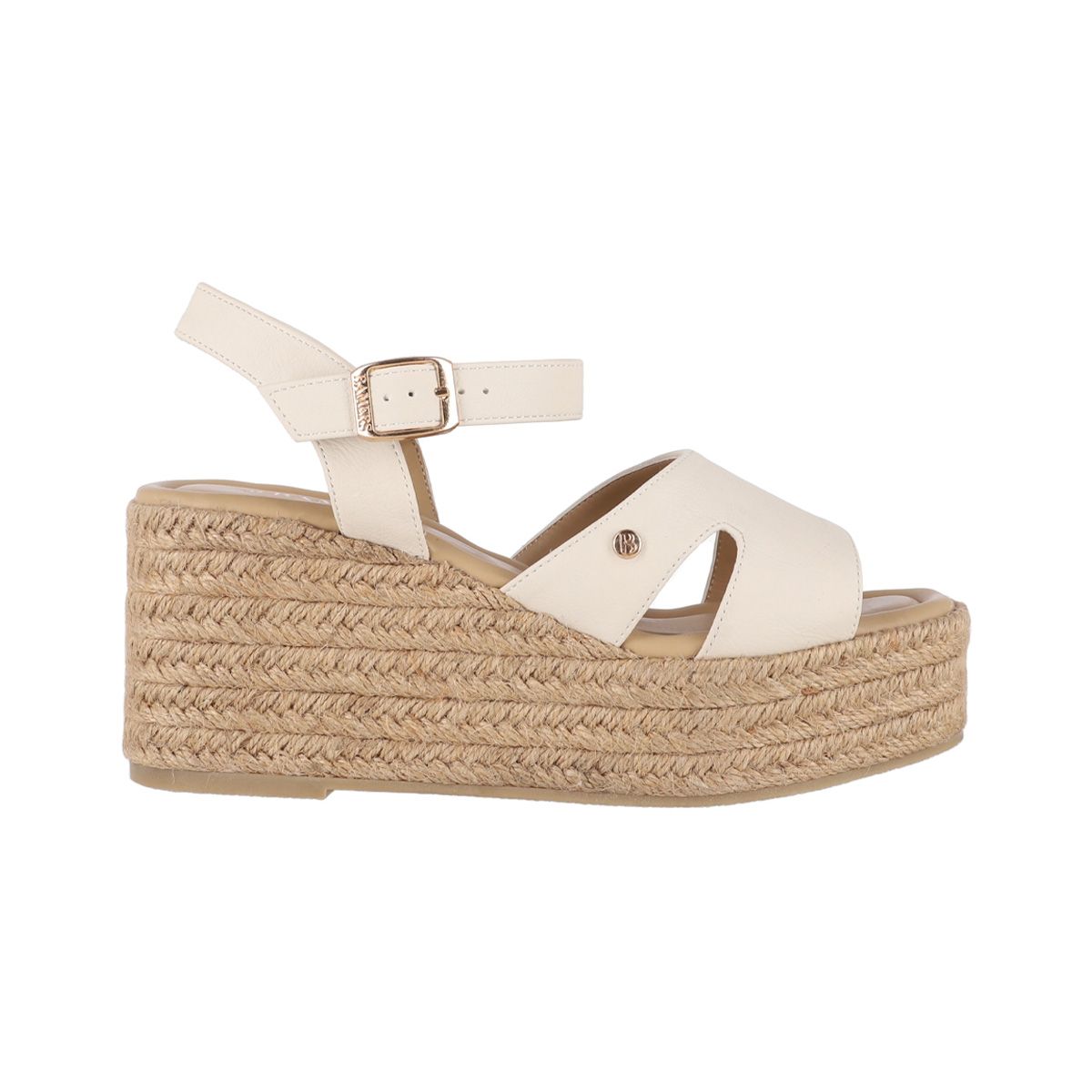 BAMERS - Sandalias Plataforma Mujer Bamers Beirut Beige