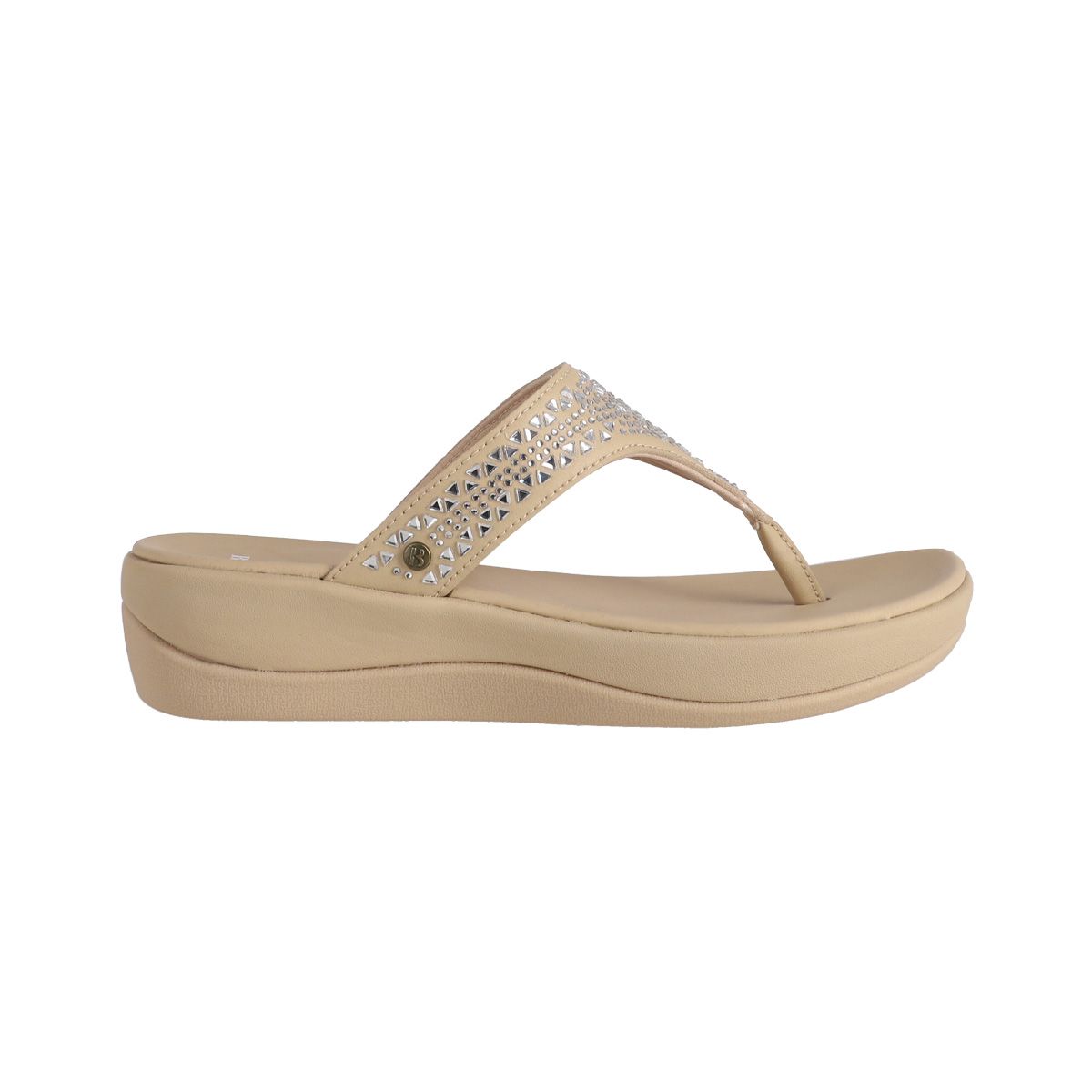 BAMERS - Hawaianas Plataforma Mujer Bamers Cruz Nude