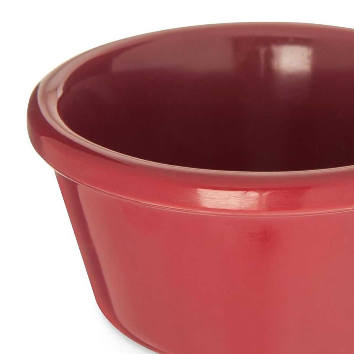 GENERICO - Pocillo Ramekin Rojo 1.5 oz Set 12 piezas
