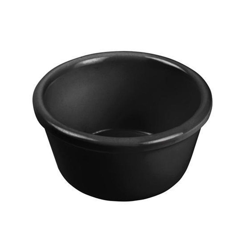 GENERICO - Pocillo Ramekin negro 2 oz Set 12 piezas