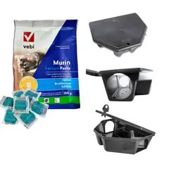 GENERICO - Murin Pasta Facoum + 3 Cajas Cebaderas Ratox