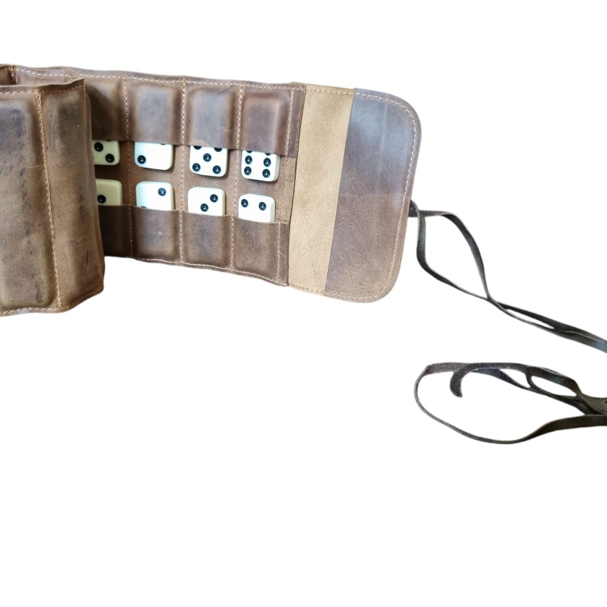 MUNDO PIEL - Juegos de Dominó de Cuero Graso