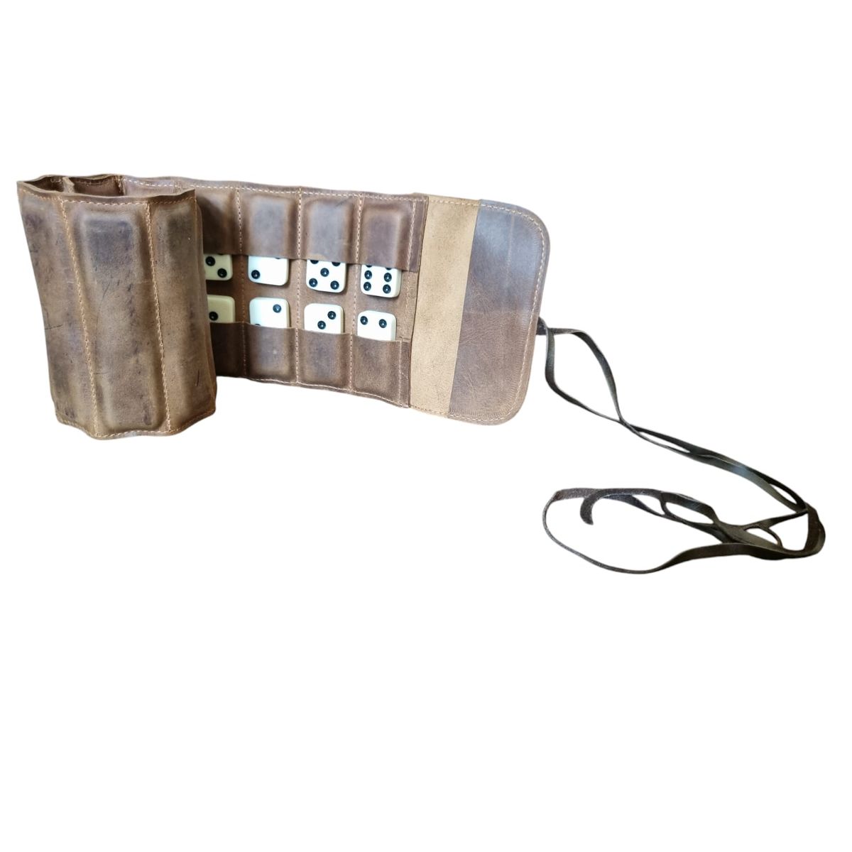 MUNDO PIEL - Juegos de Dominó de Cuero Graso