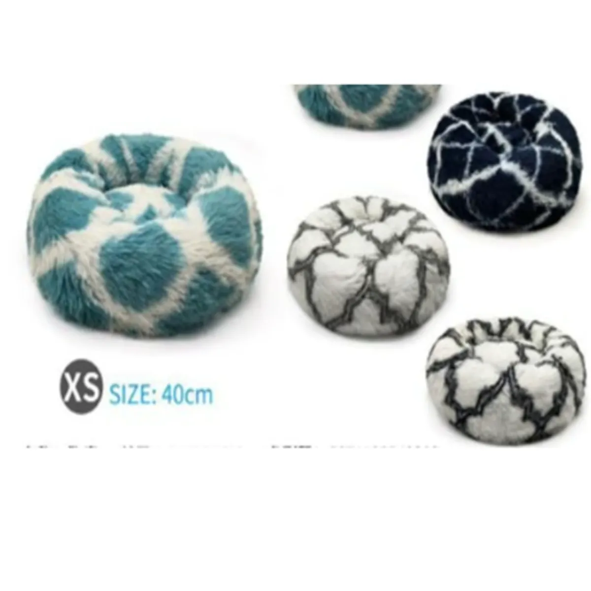 GENERICO - Cama Puff Para Mascotas Color Gris 40cm