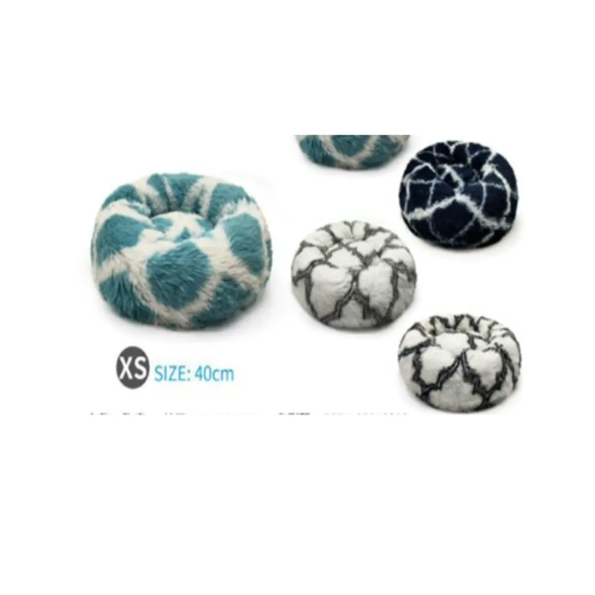 GENERICO - Cama Puff Para Mascotas Color Gris 40cm