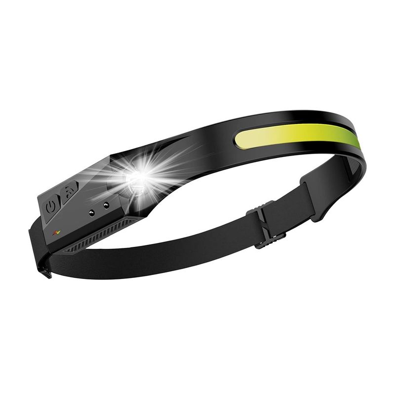 GENERICO - Linterna Led Cintillo con Sensor Para la Cabeza Luz Blanca