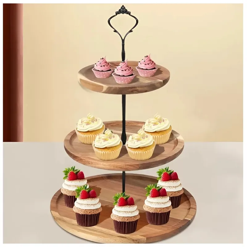 PASTELERIUS - Porta Cupcakes Base Para Cupcakes Alzadores Candy Bar 3niv