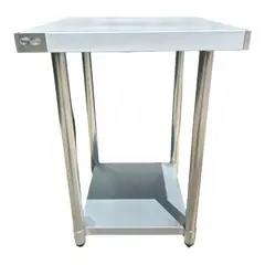 GENERICO - Mesón Central 60 x 60 x 85 cm Acero Inoxidable