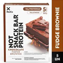 NOTCO - Barrita de proteína 5 unidades Chocolate Brownie NotSnack