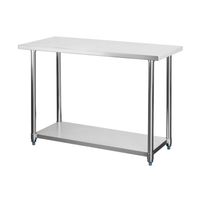 Mesón Central 90 x 60 x 85 cm Acero Inoxidable