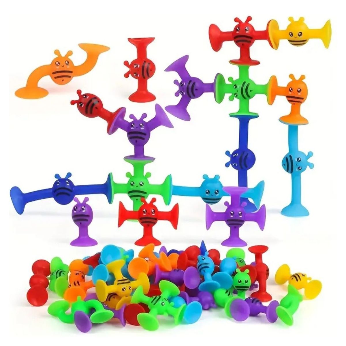 GENERICO - Juguetes  Ventosa Para Niños Apilables Con Succión