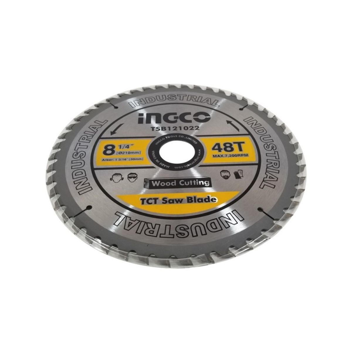 INGCO - Disco Sierra Circular Ingco Madera 210 Mm 48t Tsb121022