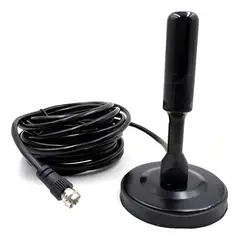 GENERICO - Antena Tv Digital Hdtv Interior Y Exterior 35dbi Coaxial