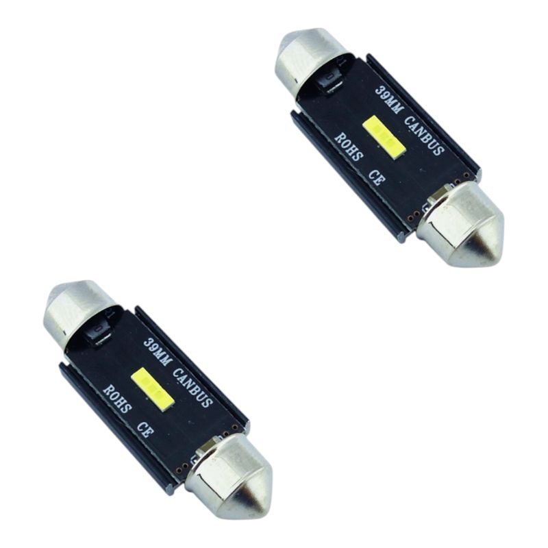GENERICO - LED COB Can Bus 39 Mm De Luz Blanca