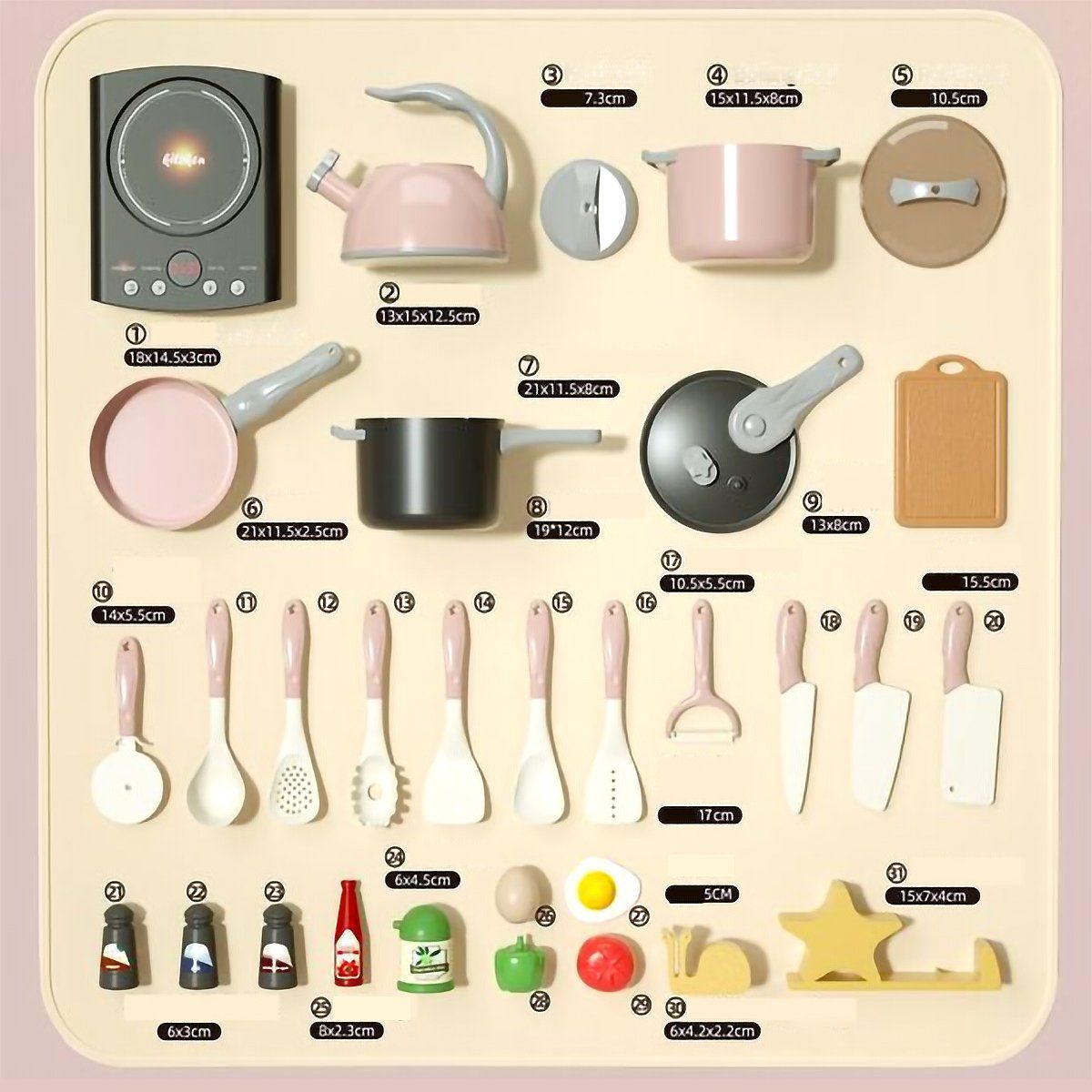 GENERICO - 31 Pcs Juguetes Para Casitas Regalo De Cumpleaños Para Niños