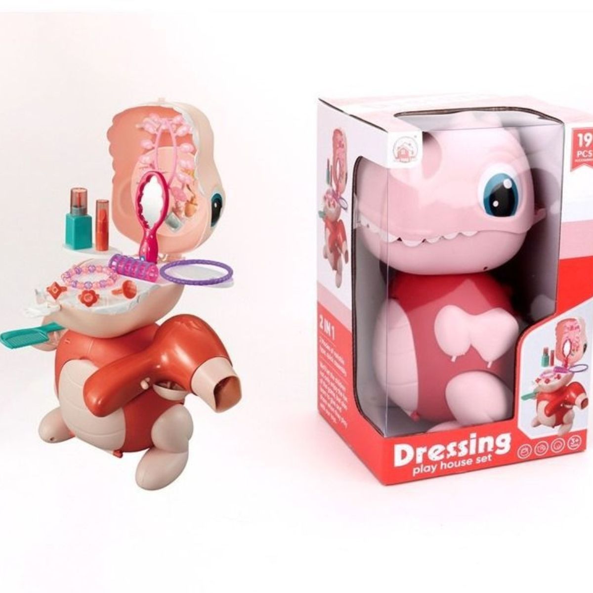 GENERICO - Tocador Dinosaurio Set Juego Niñas