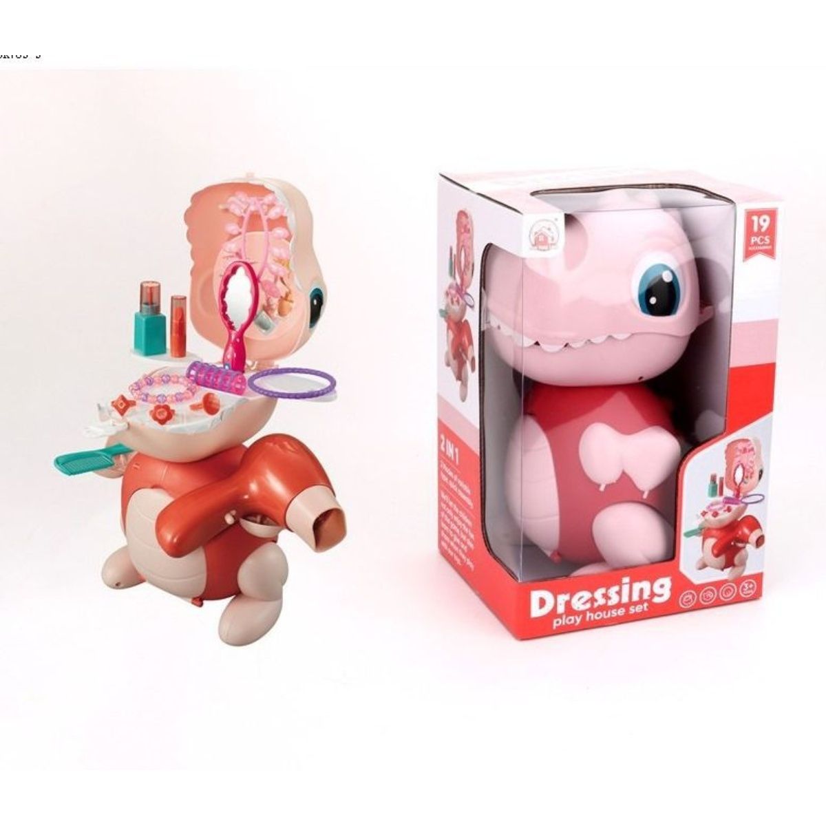 GENERICO - Tocador Dinosaurio Set Juego Niñas