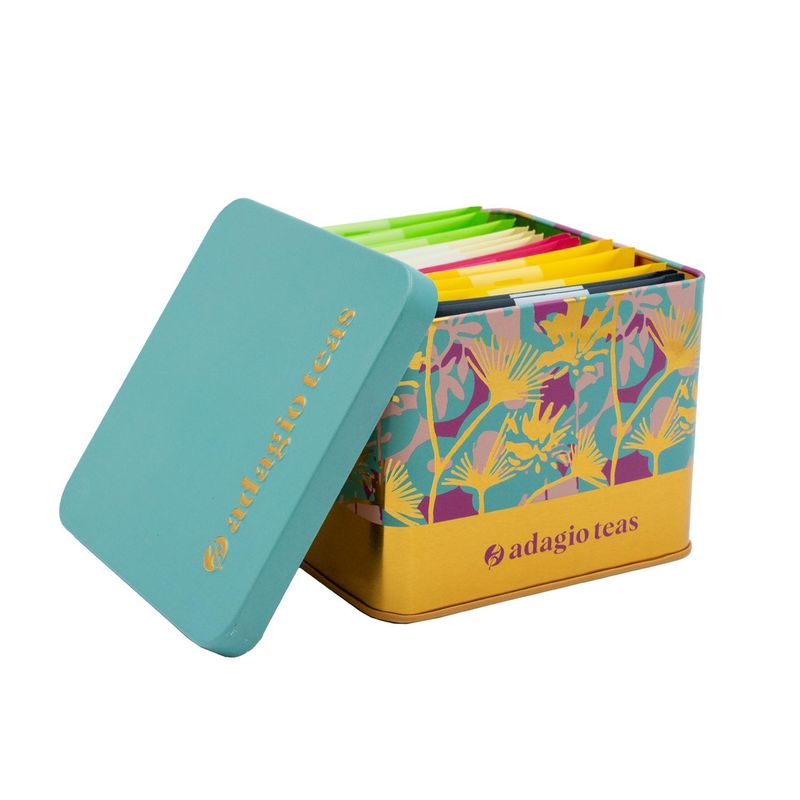 ADAGIO TEAS - Pack Té 5 Colores Green Flowers 15 Teabags
