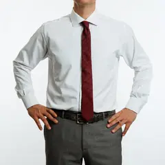 VANDINE - Camisa Blanca Texturada Etiqueta Roja V24-25-12 - Blanco