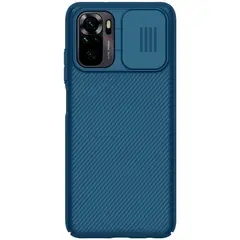 NILLKIN - Carcasa Camshield Para Xiaomi Note 10 4G-10S 4G Azul