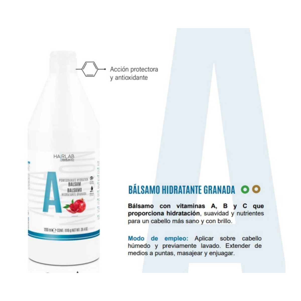 SALERM - Salerm Kit Shampoo Y Acondicionador Granada 1200ml Cu