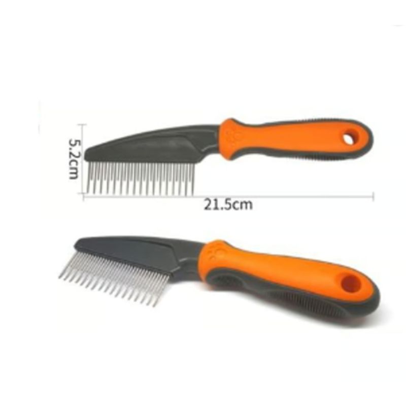 GENERICO - Peine Cepillo Para Mascotas Cuidado Higiene 21cm