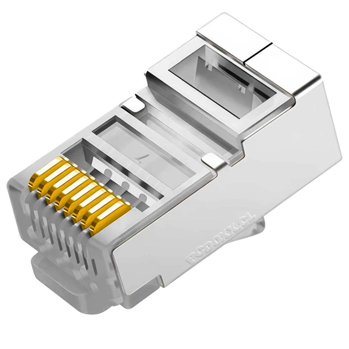 5x Conector Red RJ45 Metal CAT 6 Terminal Categoria 6, marca GEN - Foto 2