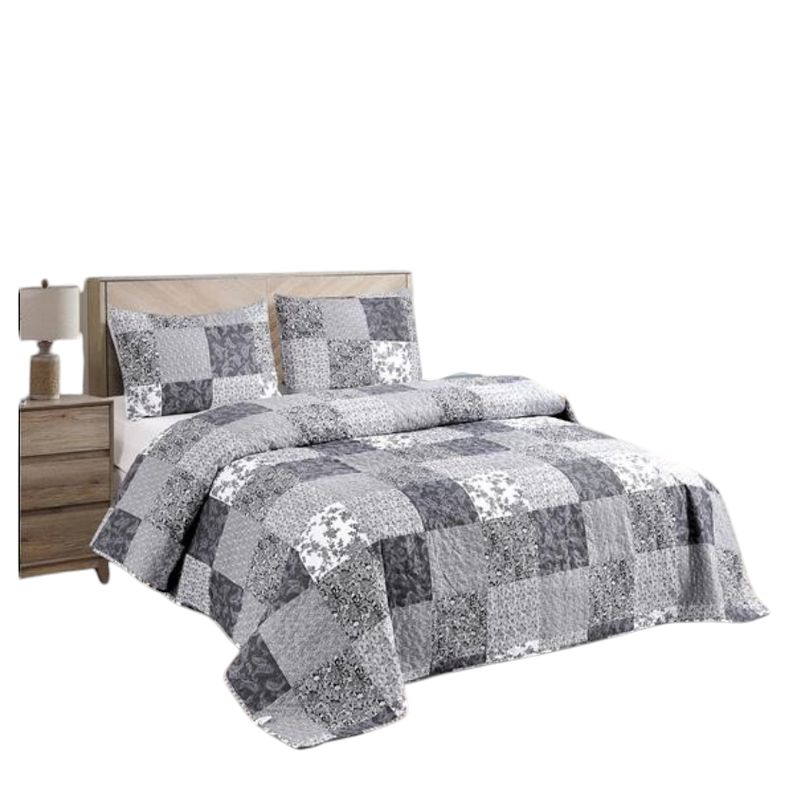 GENERICO - Cubrecama Quilt De Verano + Juego De Sabanas 2 Plazas
