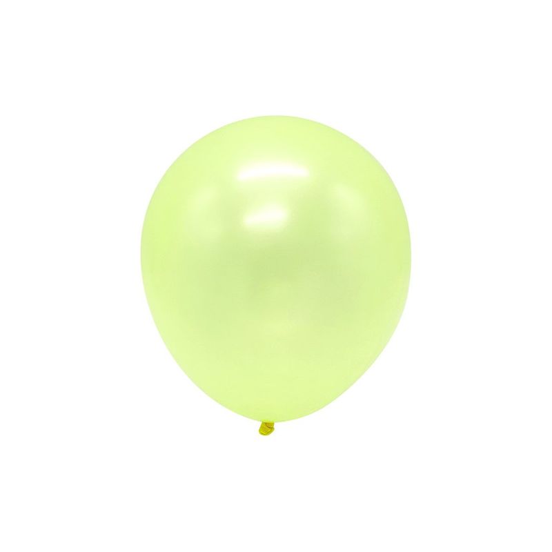 GENERICO - GLOBO 10 FLUOR AMARILLO X25 UNI