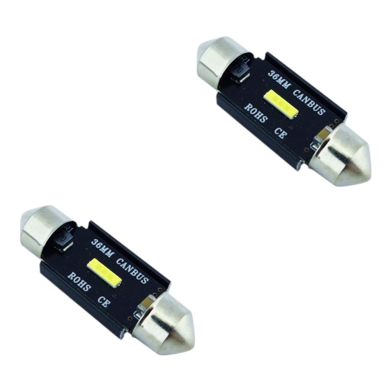 GENERICO - LED COB Can Bus 36 Mm De Luz Blanca