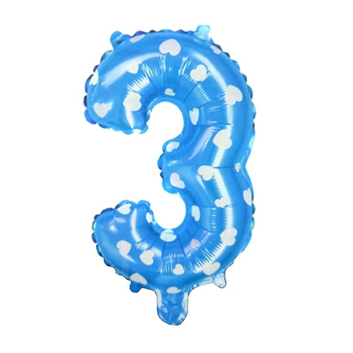 GENERICO - GLOBO METALICO 26 CORAZON CELESTE N? 3 X1 UNI