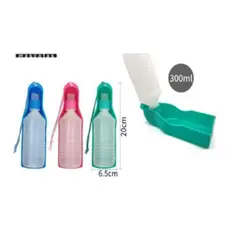 GENERICO - Botella De Agua Para Mascotas Color Verde 300ml