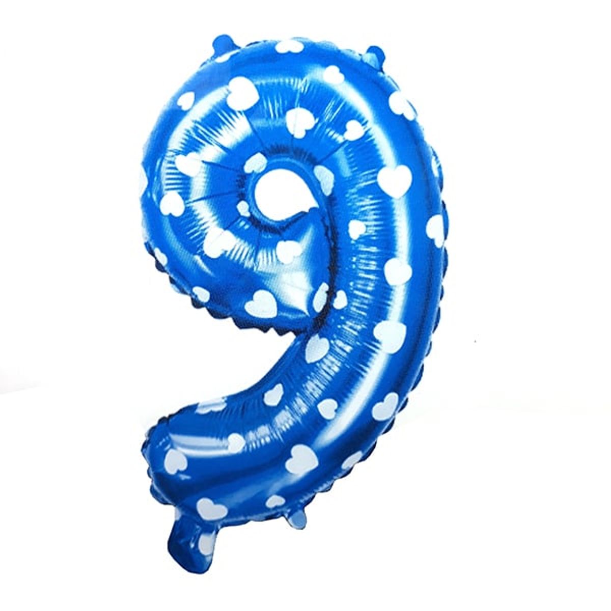 GENERICO - GLOBO METALICO 26 CORAZON CELESTE N? 9 X1 UNI