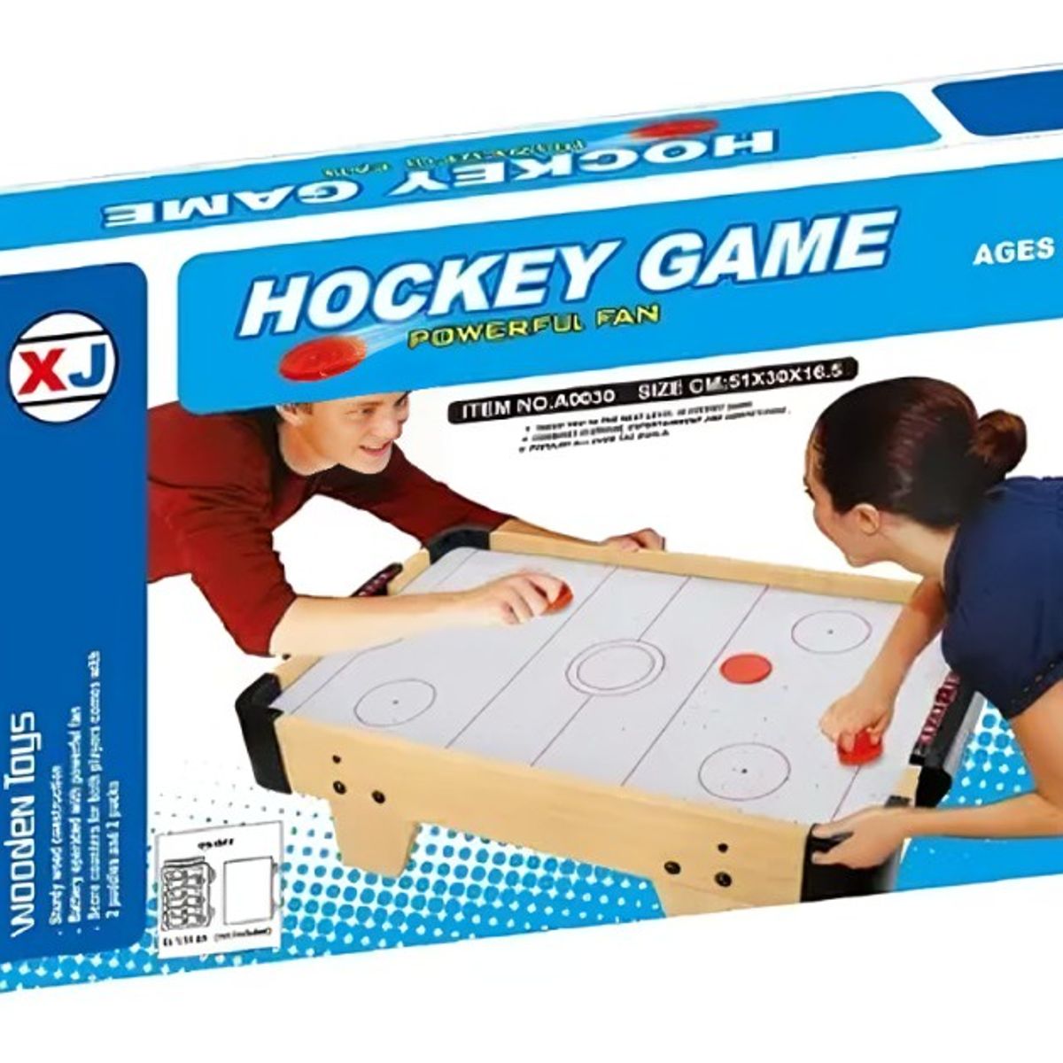 OEM - Mesa Hockey  69x36x85cm Usa 8 pilas AA  no incluidas