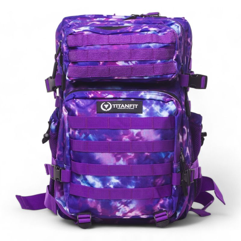 SM - Mochila táctica 45L Lila Galaxia