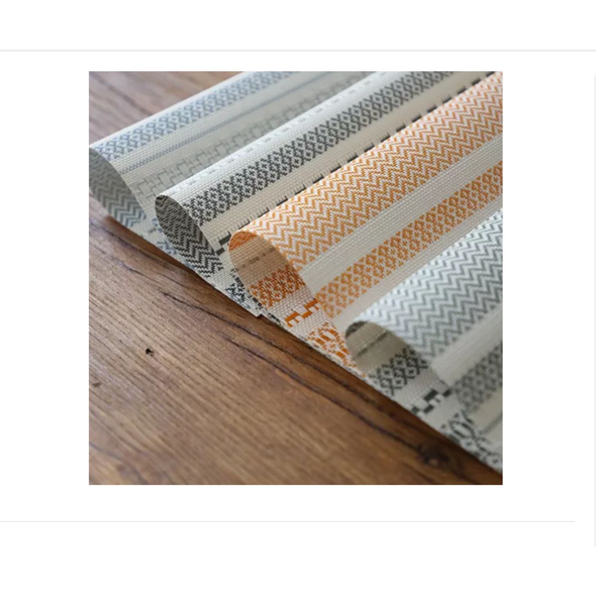 GENERICO - Set 6 Individuales De Mesa Rectangular Diseños