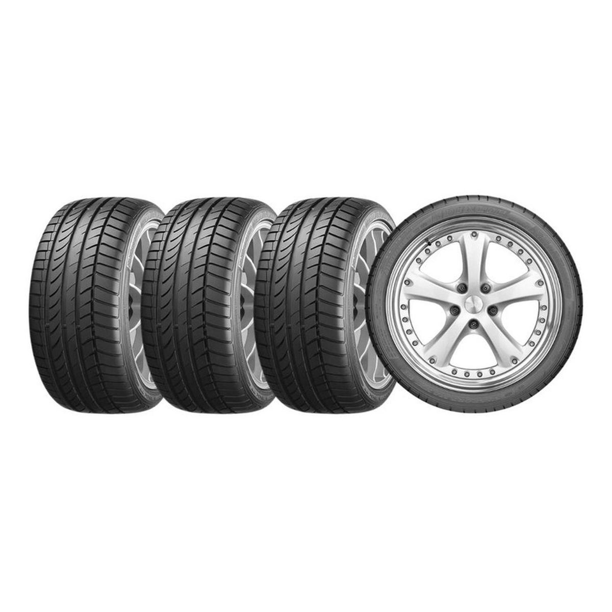 DUNLOP - Set 4 Neumatico 235/45r18 Dunlop Maxtt Ht 98y