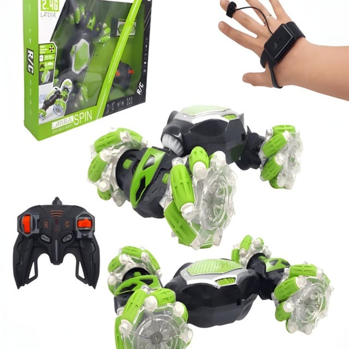 GENERICO - Twister Car Control remoto 360 3 ejes con Pulcera control