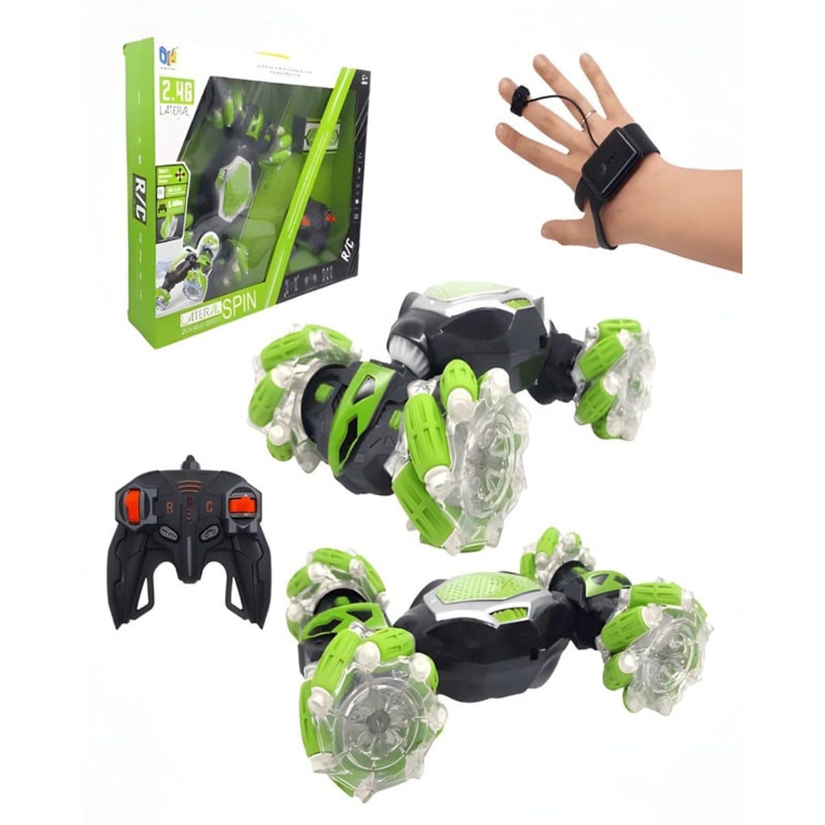 GENERICO - Twister Car Control remoto 360 3 ejes con Pulcera control