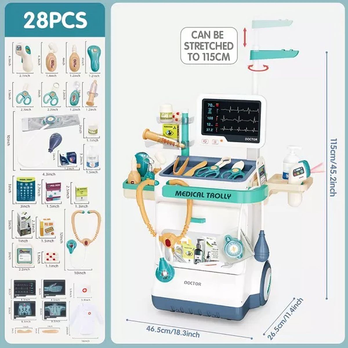 OEM - Set Carrito ELECTROCARDIOGRAMA