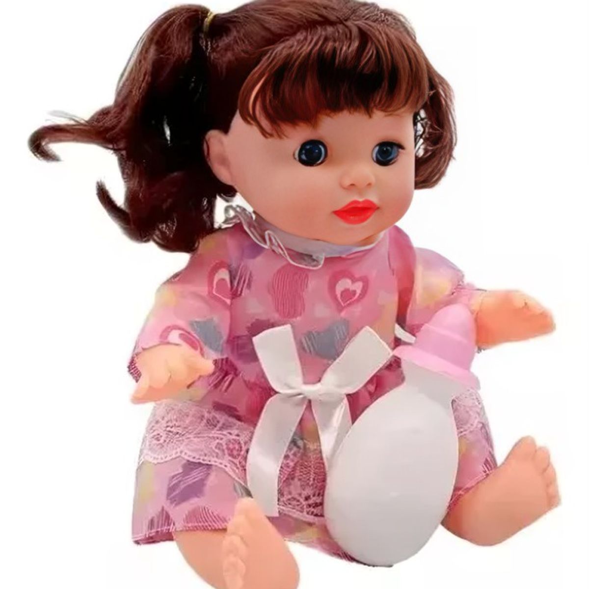 OEM - Coche Bebe Simple Metalico con la muñeca incluida