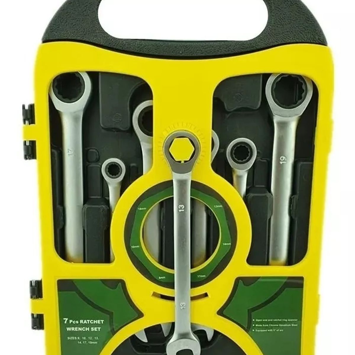 GENERICO - Juego De Llaves Punta De Corona Con Chicharra 7 Piezas