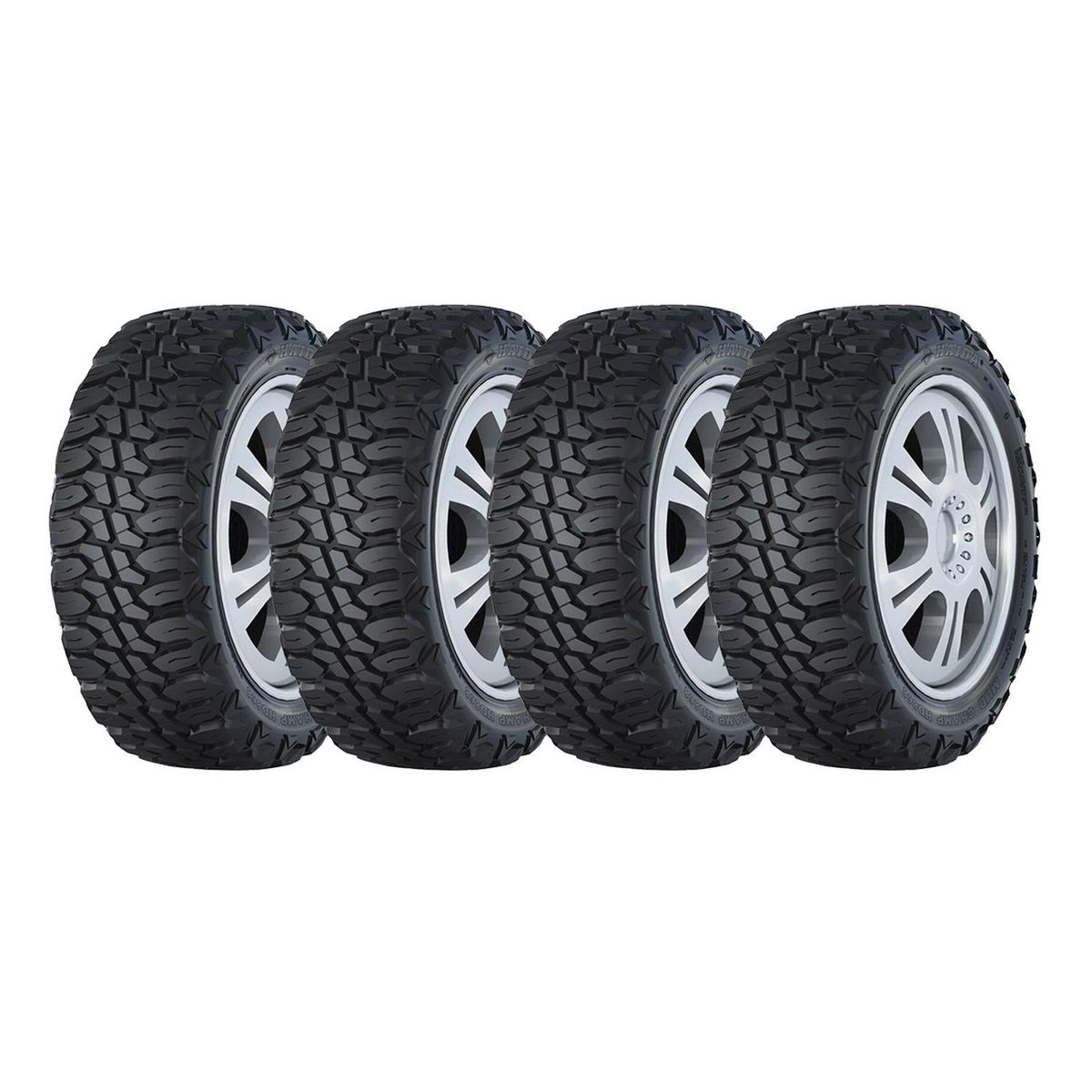 HAIDA - Set 4 Neumatico 33x12.50r17 Haida Hd868 Mt 120q