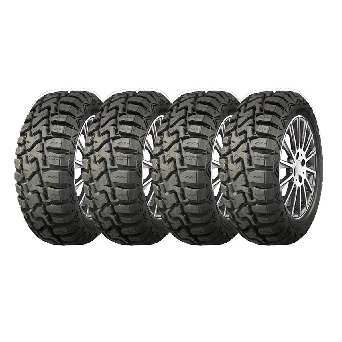 MILEKING - Set 4 Neumaticos - 33x12.50r17 Mileki Mk8 Mt 120q