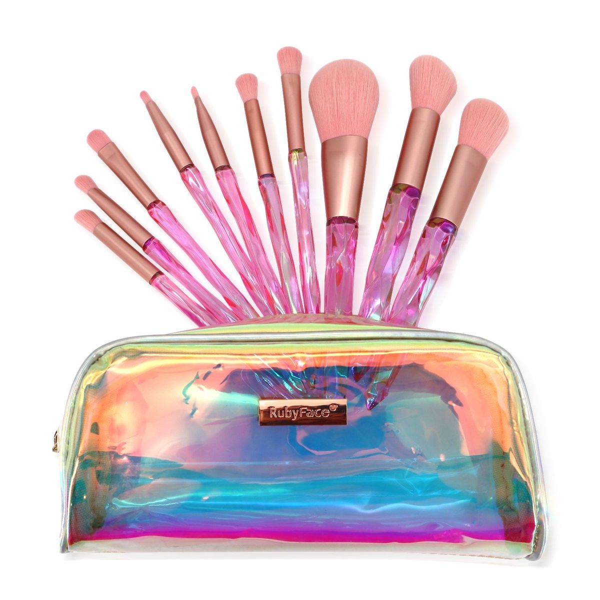 NEWKYLIE - Set Brochas y Pinceles Para Maquillaje Profesional con Bolso Estuche