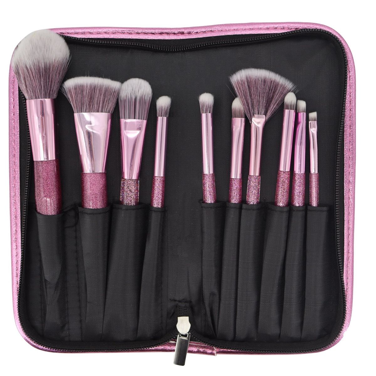 NEWKYLIE - Set  Brochas y Pinceles para Maquillaje Profesional con Bolso Estuche