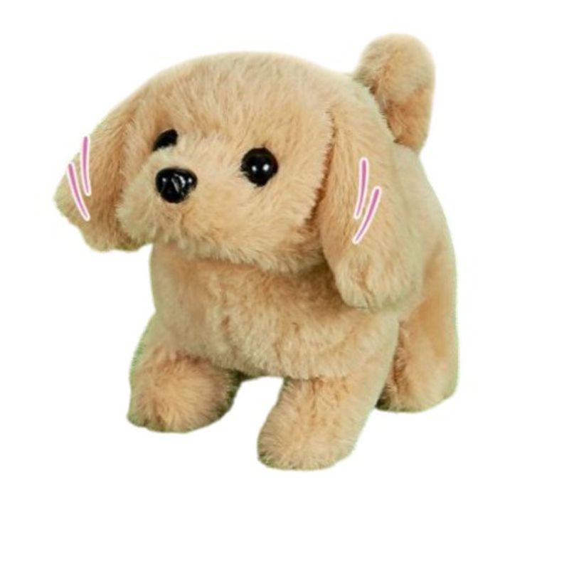 OEM - Perrito Beige
Camina y Mueve la cola Tiene sonido trae un hueso de accesorio