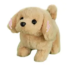 OEM - Perrito Beige
Camina y Mueve la cola Tiene sonido trae un hueso de accesorio