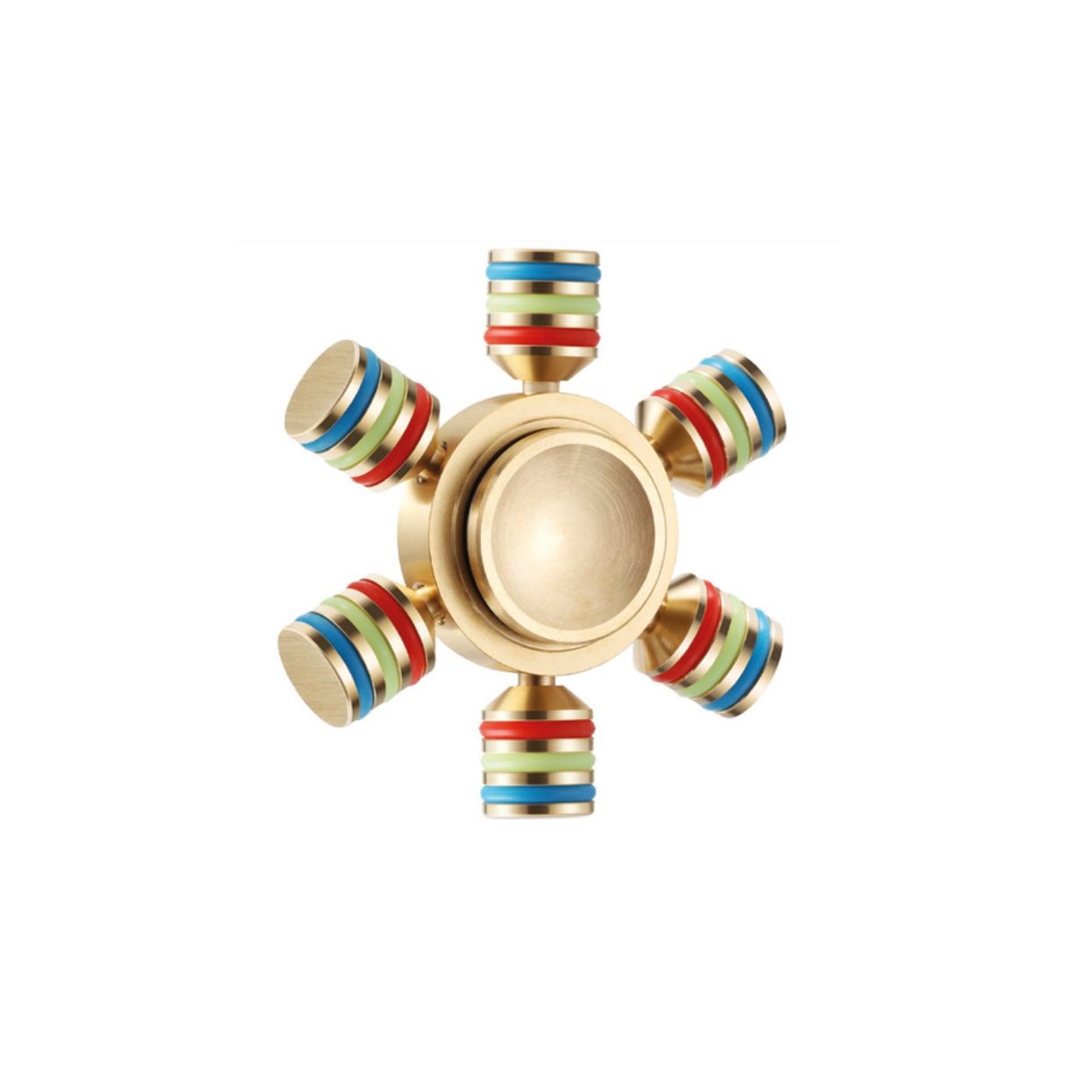 GENERICO - Spinner Metálico Desarmable De 6 Puntas - SC